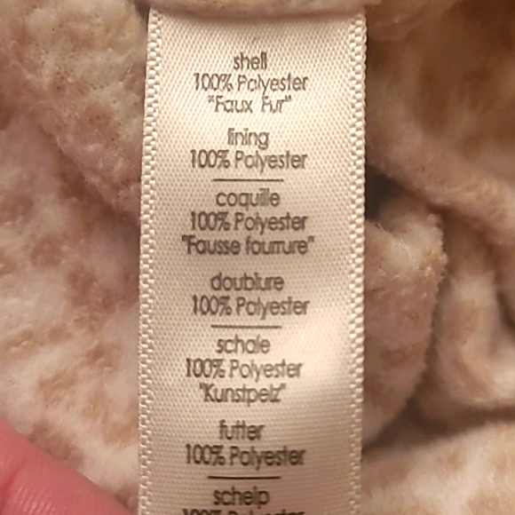 P.J. Salvage Cream Faux Fur Coat - Picture 7 of 7